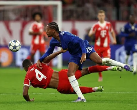 The Blues' boss fumes when the German giants center-back Tah avoids red card in Champions League defeat