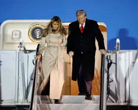 The US President Preparing to Meet the King while Activists Assemble in Windsor and London